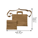 Leatherette Talit & Tefilin Set 38*31 cm