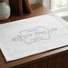Pair of White Hand Towels 72*34 cm with Embroidery