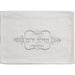 Pair of White Hand Towels 72*34 cm with Embroidery