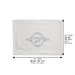 Pair of White Hand Towels 72*34 cm with Embroidery
