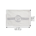 Pair of White Hand Towels 72*34 cm with Embroidery