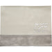 Leatherette Challah Cover 42x52 cm with Embossed Logo - Silver, White