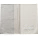 Leatherette Challah Cover 45x55 cm with Embossed Logo - Silver, White