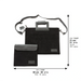 Leatherette Corduroy Fabric Talit & Tefilin Set 38*31 cm