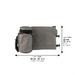 Leatherette Thermal Tefillin & Tallit Protective Case "Tik-taf" 22 cm - Black