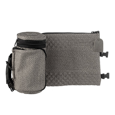 Leatherette Thermal Tefillin & Tallit Protective Case "Tik-taf" 22 cm - Black