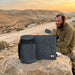 Leatherette Thermal Tefillin & Tallit Protective Case "Tik-taf" 22 cm - Black