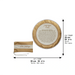 Leatherette "Hafrashat Challah" Set 40 cm