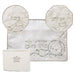 Brockett Passover 4 pcs Set: Matzah, Afikoman & Pillow Covers with Towel