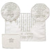 Brockett Passover 4 pcs Set: Matzah, Afikoman & Pillow Covers with Towel