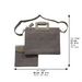 Leatherette Corduroy Fabric Talit & Tefilin Set 38*31 cm - with Embroidery