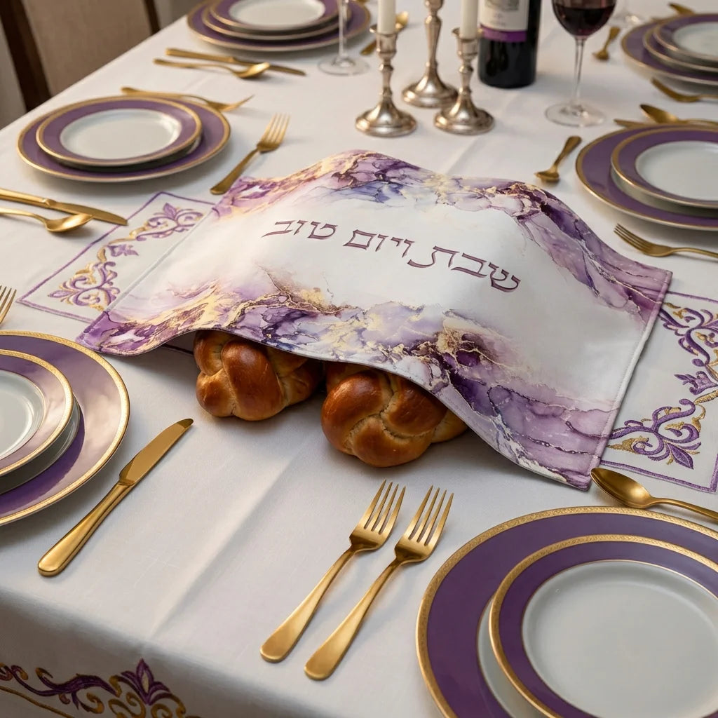 Faux Leather Challah Cover 42x52 cm