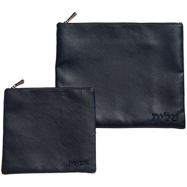 Leatherette Talit - Tefilin Set 36*29 cm with Embroidery