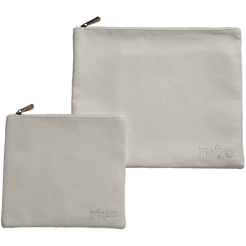 Leatherette Talit - Tefilin Set 36*29 cm with Embroidery