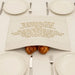 Leatherette Challah Cover 42*52 cm with Embroidery - White