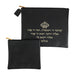 Leatherette Tallit & Tefillin Set 38*31 cm - Black with Embossed Letters