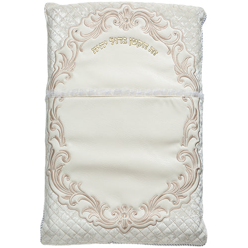 Leatherette Brit Pillow 74*50 cm with Bold Embroidery