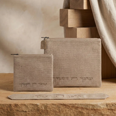 Set Tallit Tefillin and Atara Linen 36*29cm
