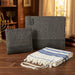 Leatherette Tallit - Tefillin Set 36*29 cm