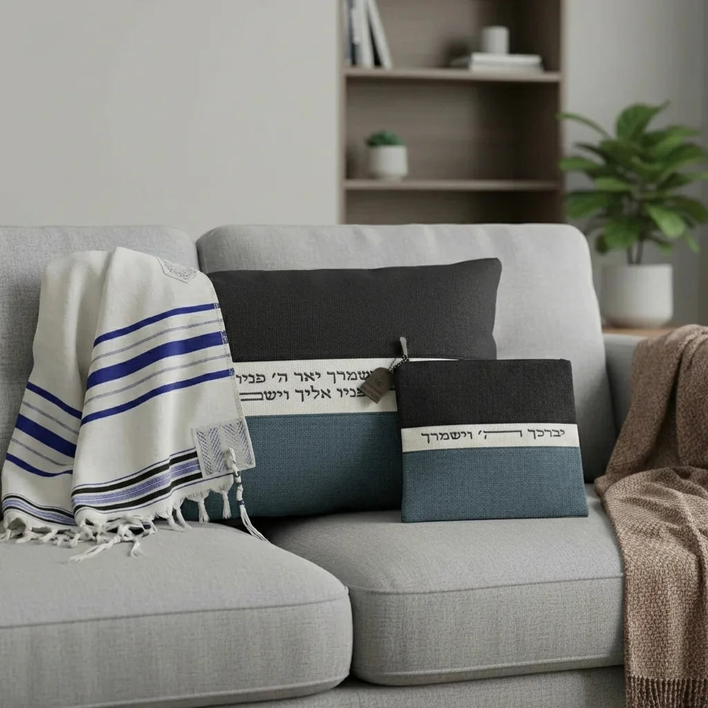Fabric Talit - Tefilin Set 36*29 cm