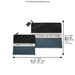 Fabric Talit - Tefilin Set 36*29 cm