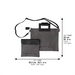 Leatherette Linen Fabric Talit & Tefilin Set 38*31 cm - with Embroidery