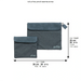 Set Tallit Tefillin Linen Fabric 36*29cm