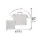 Leatherette Tallit - Tefillin Set 31*38 cm with Embroidery