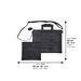 Leatherette Tallit - Tefillin Set 31*38 cm with Embroidery