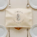 Leatherette Challah Cover 55*45cm - White
