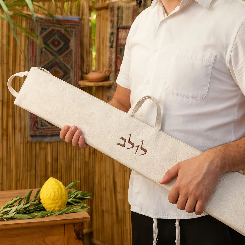 Faux Leather Pouch for Lulav 116x19 cm