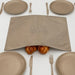 Leatherette Challah Cover 61*45cm - Gold