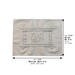 Leatherette Challah Cover 61*45cm - Silver, with Embroidery