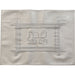 Leatherette Challah Cover 61*45cm - Silver, with Embroidery