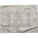 Leatherette Challah Cover 61*45cm - White, with Embroidery