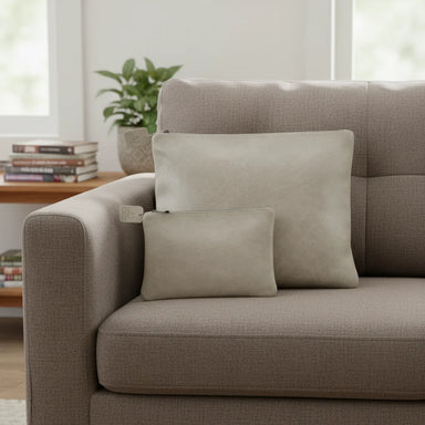 Leatherette Talit & Tefilin Set 38*31 cm - Light Gray
