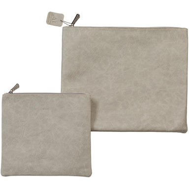 Leatherette Talit & Tefilin Set 38*31 cm - Light Gray