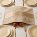 Faux Leather Challah Cover 54*45cm - Gold