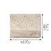 Faux Leather Challah Cover 54*45cm - Gold