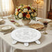 Brockett Passover Cover 45 cm, with Embroidery - Silver