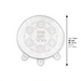 Brockett Passover Cover 45 cm, with Embroidery - Silver