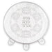 Brockett Passover Cover 45 cm, with Embroidery - Silver