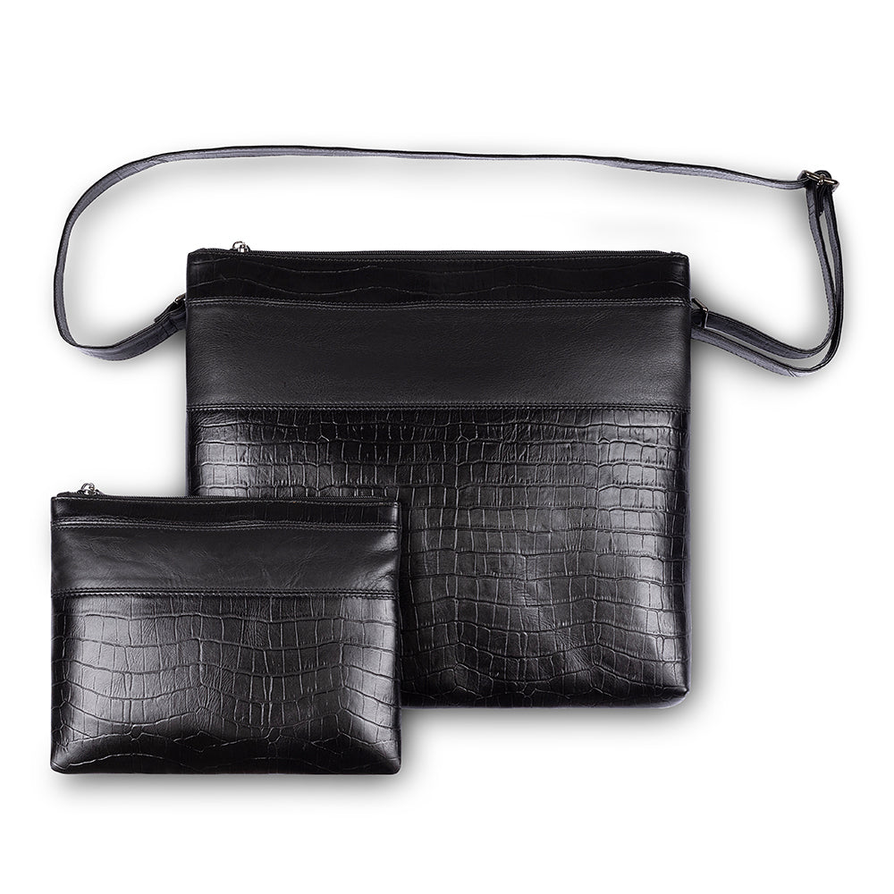 Genuine Leather Tallit & Tefillin Set