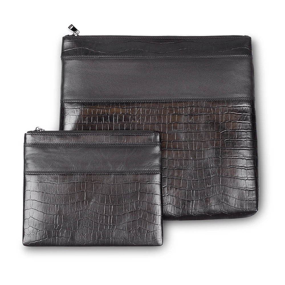 Genuine Leather Tallit & Tefillin Set