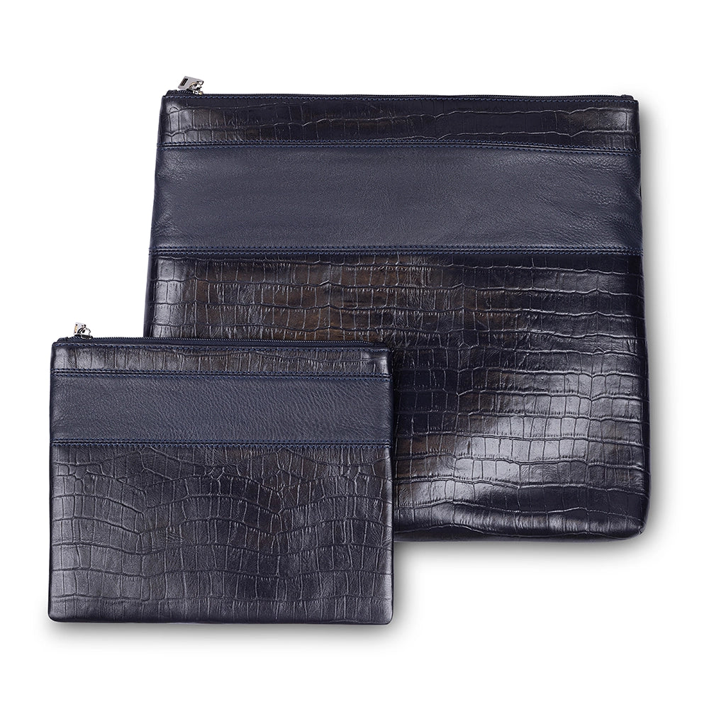 Genuine Leather Tallit & Tefillin Set