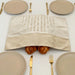 Faux Leather Challah Cover 54*45cm - Gold