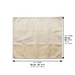 Faux Leather Challah Cover 54*45cm - Gold