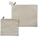 White Leatherette Tallit - Tefillin Set 39*31 cm with Embroidery