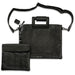 Black Leatherette Fabric Talit & Tefilin Set 39*31 cm with Embroidery