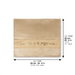 Faux Leather Challah Cover 54*45cm - Gold